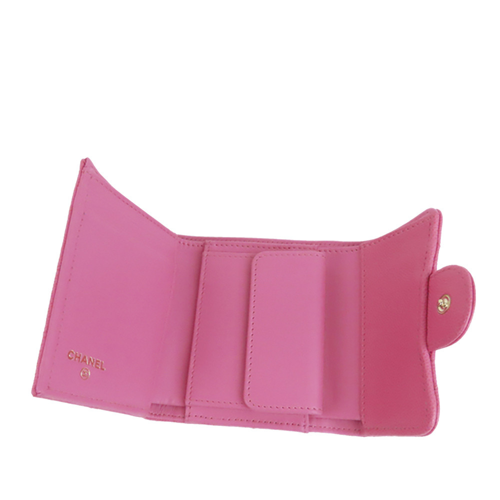 CHANEL CC Caviar Leather Wallet Small Wallets - Picture 3 of 9